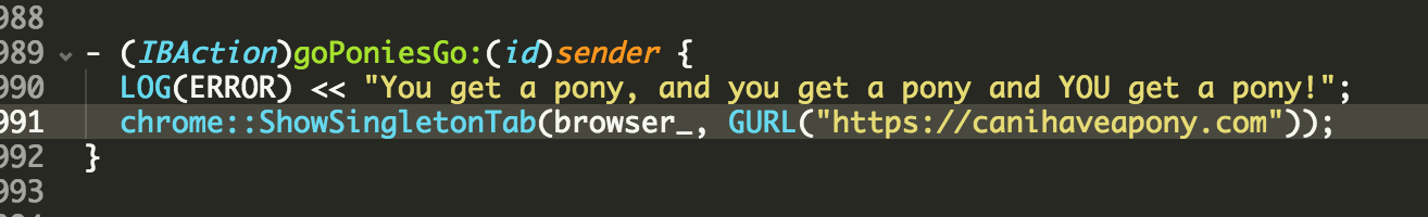 Code showing how to add a line to the click handler to open a new tab